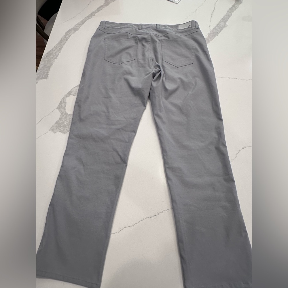 Peter Millar Performance Light Gray Trousers - image 2